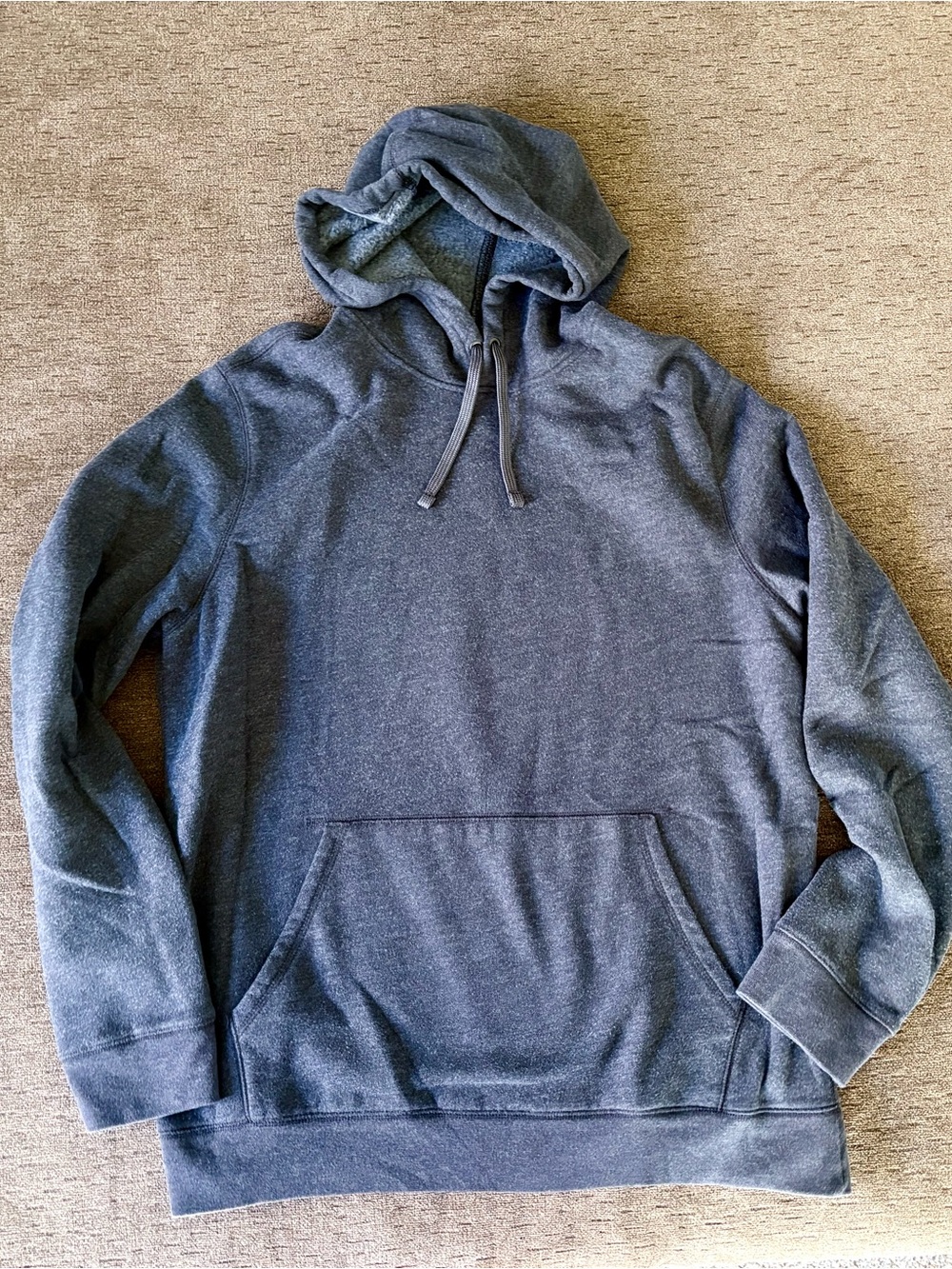 Tek Gear Dark Grey Warm Hoodie Size large Men's Pullover Sweatshirt